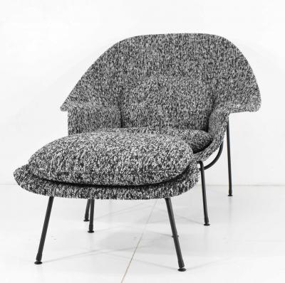 Eero Saarinen Eero Saarinen for Knoll Womb Chair and Ottoman