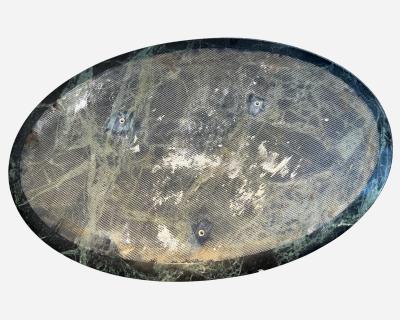 Eero Saarinen Elegant oval coffee table by Eero Saarinen Knoll International USA circa 1970