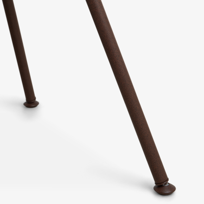Eero Saarinen Knoll Saarinen Executive Armless Chairs in Boucl Bronze Coated Legs
