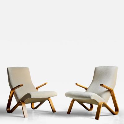 Eero Saarinen Pair of Eero Saarinen Grass Hopper Chairs for Knoll USA 1950s