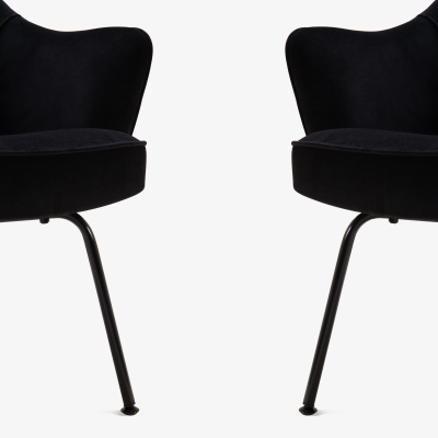 Eero Saarinen Saarinen Executive Arm Chairs Black Edition Set of 6