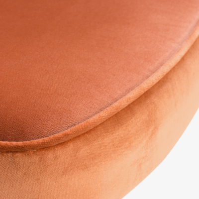 Eero Saarinen Saarinen Executive Arm Chairs in Rust Velvet 24k Gold Edition