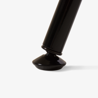 Eero Saarinen Saarinen Executive Armless Chairs Black Edition Set of 6