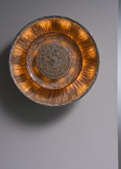 Ege Dagnaes Brown ceramic wall lamp by Dagn s Denmark