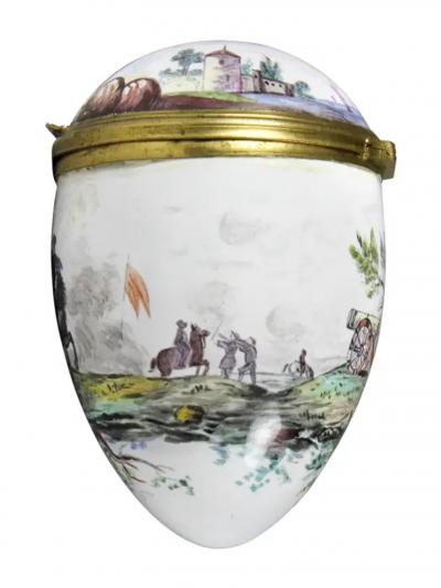 Egg Shaped Enamel Box