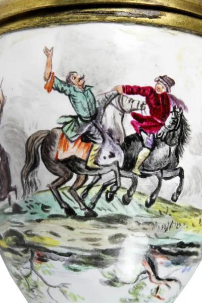 Egg Shaped Enamel Box