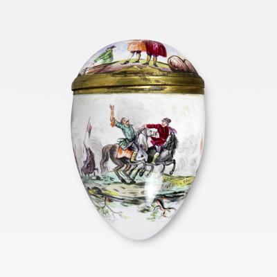 Egg Shaped Enamel Box