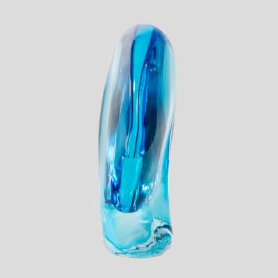 Ego One of a kind Head glass sculpture by Ursula Huber