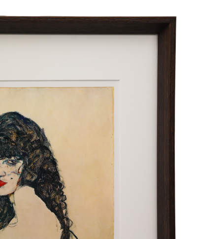 Egon Schiele Egon Schiele 1890 1918 Black haired Woman Lithograph