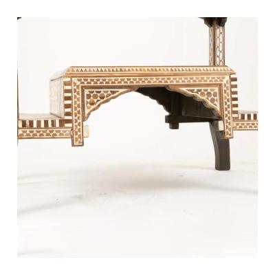 Egyptian Inlaid Chest on Stand