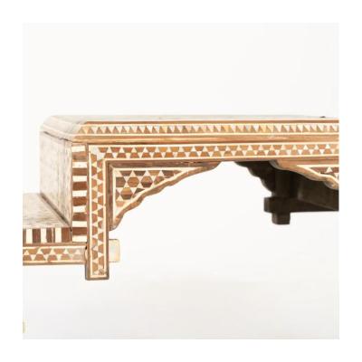 Egyptian Inlaid Chest on Stand