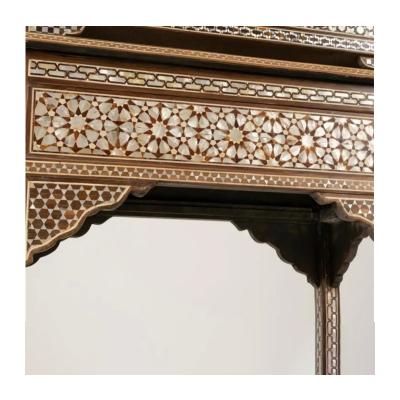 Egyptian Inlaid Chest on Stand