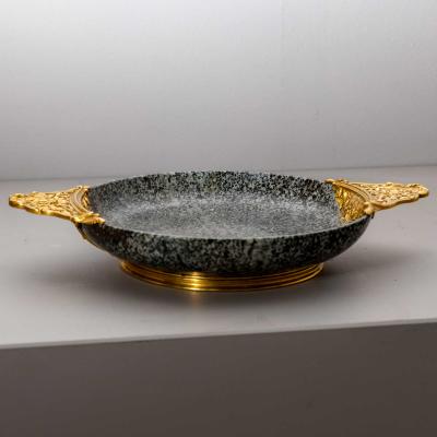 Egyptian Porphyry Bowl sig Escalier de Cristal Paris France