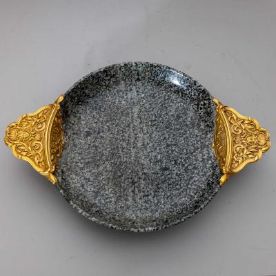 Egyptian Porphyry Bowl sig Escalier de Cristal Paris France