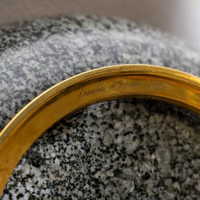 Egyptian Porphyry Bowl sig Escalier de Cristal Paris France