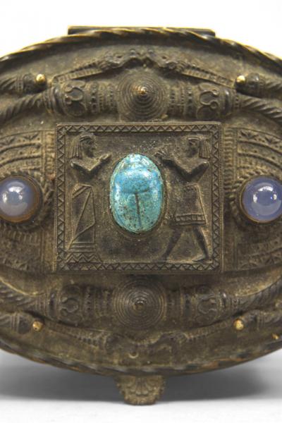 Egyptian Style Bronze Box
