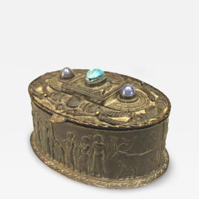 Egyptian Style Bronze Box