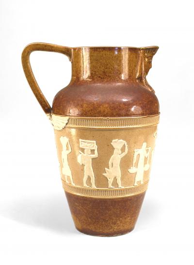 Egyptian Style Brown Pitcher