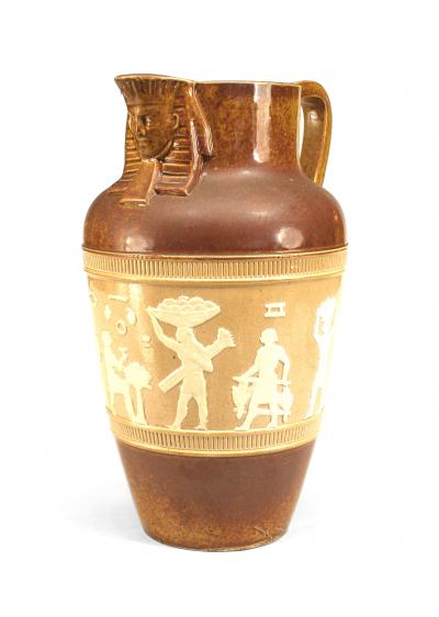 Egyptian Style Brown Pitcher