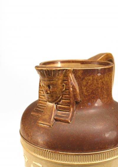 Egyptian Style Brown Pitcher