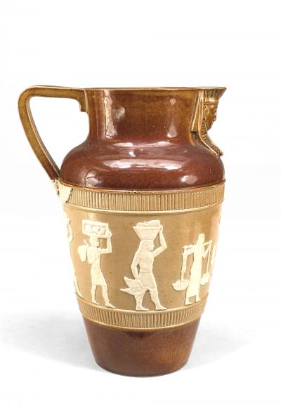 Egyptian Style Brown Pitcher