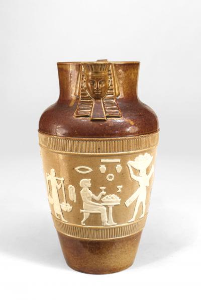 Egyptian Style Brown Pitcher