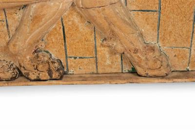 Egyptian Style Carved Wooden Wall Plaque