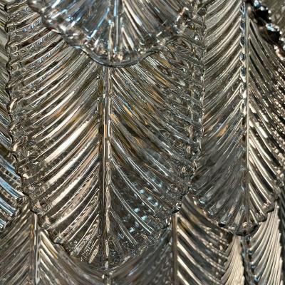 Eicholtz Modern Art Deco Style Chandelier Brass Smoked Glass 2010s