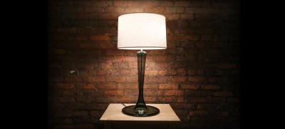 Eidos Glass Trumpet Table Lamp