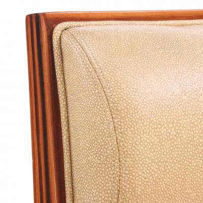 Eight Art Deco Ruhlmann Style Dining Chairs