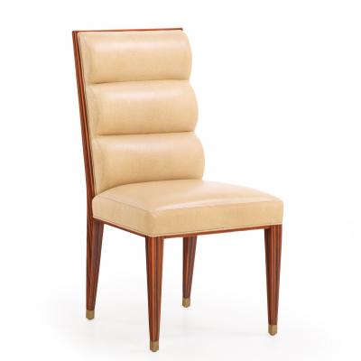 Eight Art Deco Ruhlmann Style Dining Chairs