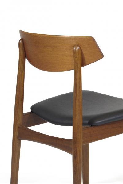 Eight Danish Teak Dining Chairs