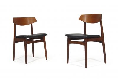 Eight Danish Teak Dining Chairs