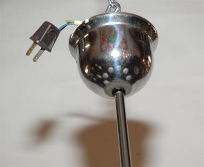 Eight Light Chrome Chandelier
