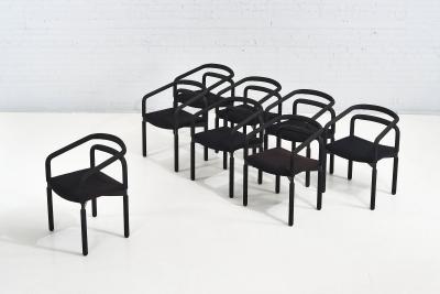 Eight Rubber Chairs for Metropolitan Furniture by Brian Kane 1987