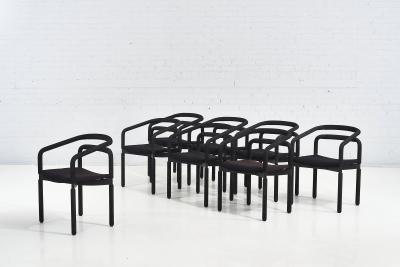 Eight Rubber Chairs for Metropolitan Furniture by Brian Kane 1987