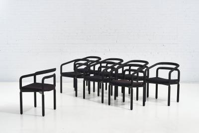 Eight Rubber Chairs for Metropolitan Furniture by Brian Kane 1987
