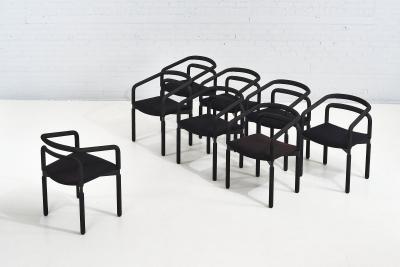 Eight Rubber Chairs for Metropolitan Furniture by Brian Kane 1987