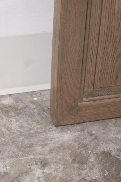 Eight Vintage Glazed Oak Panels