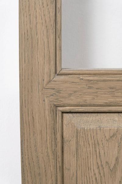 Eight Vintage Glazed Oak Panels