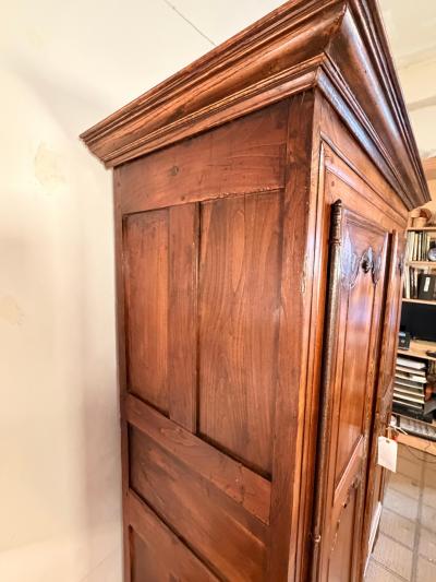 Eighteenth century Walnut Armoire finely carved elements 2 doors