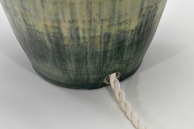 Eigil Henriksen Glazed Stoneware Table Lamp by Eigil Hinrichsen Denmark Mid 20th Century