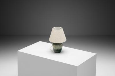 Eigil Henriksen Glazed Stoneware Table Lamp by Eigil Hinrichsen Denmark Mid 20th Century