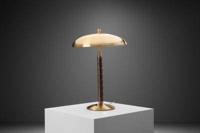 Einar B ckstr m Model 5013 Brass Table Lamp Sweden 1940s