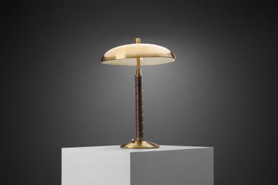 Einar B ckstr m Model 5013 Brass Table Lamp Sweden 1940s