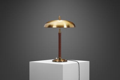 Einar Backstrom Einar B ckstr m Model 5013 Brass Table Lamp Sweden 1940s