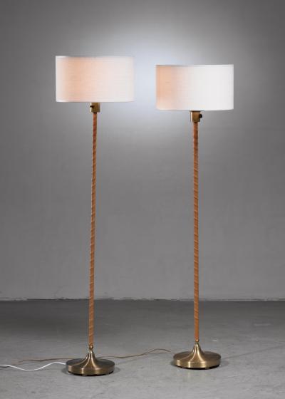 Einar Backstrom Pair of Einer Backstrom floor lamps