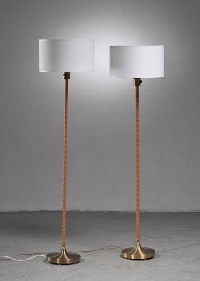 Einar Backstrom Pair of Einer Backstrom floor lamps