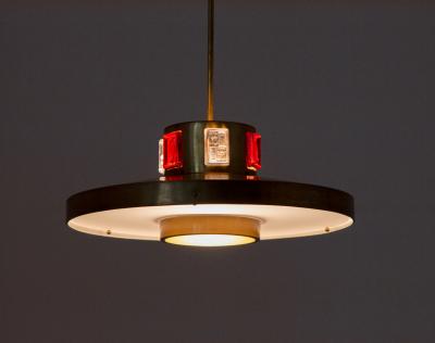 Einar Backstrom Swedish Midcentury Pendant by Einar Ba ckstro m