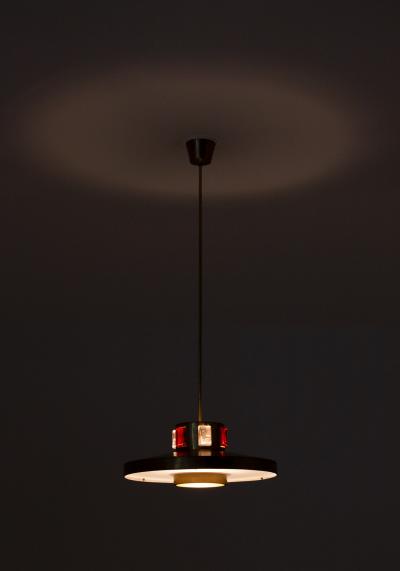 Einar Backstrom Swedish Midcentury Pendant by Einar Ba ckstro m